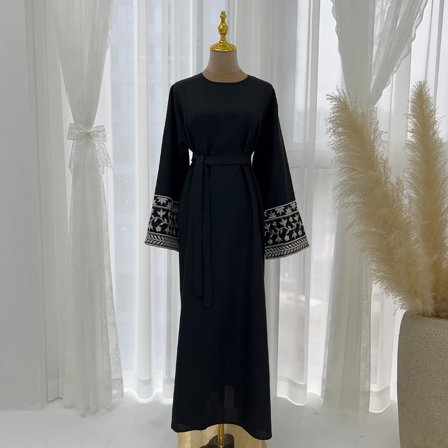 Turkish Abaya Embroidered