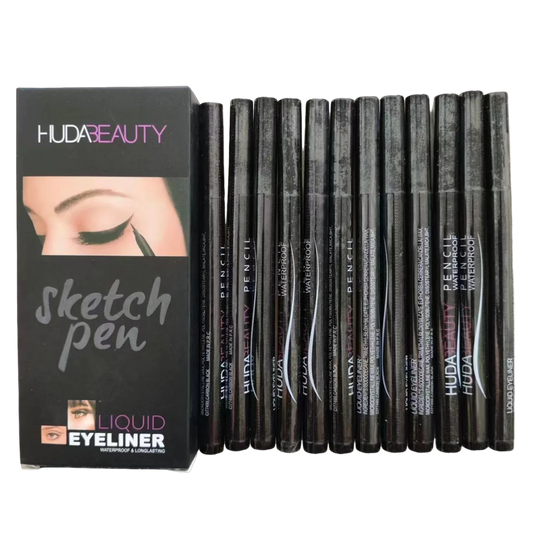 HUDA Black Liquid Eyeliner Pen Waterproof